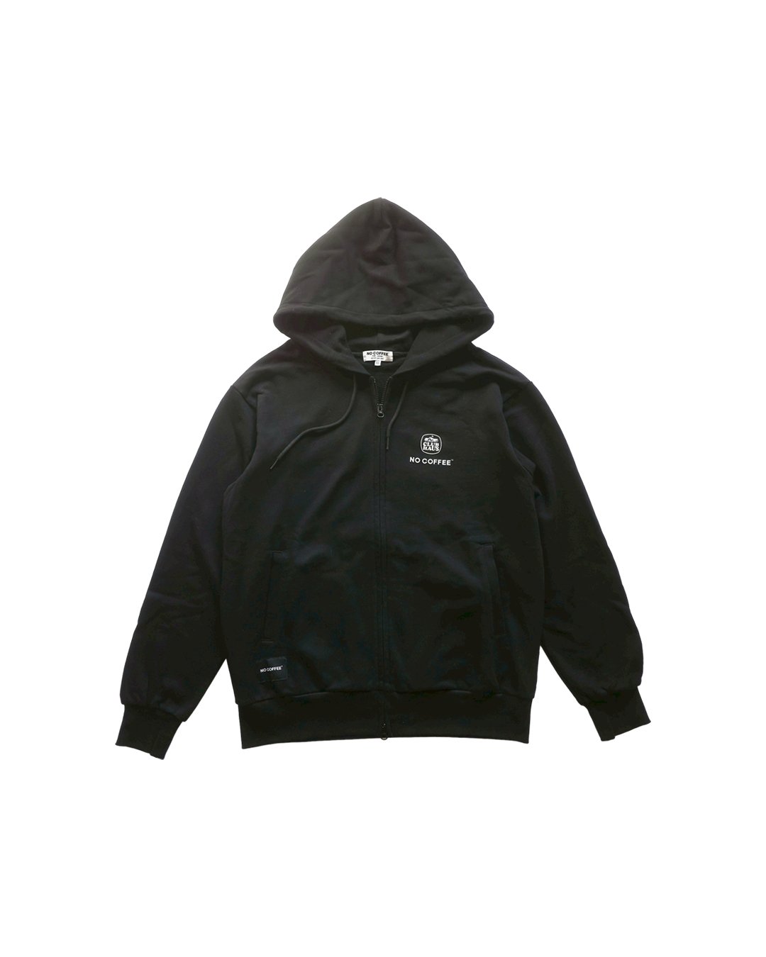 NO GOLF ZIP HOODIE - Black | CLUBHAUS | クラブハウス
