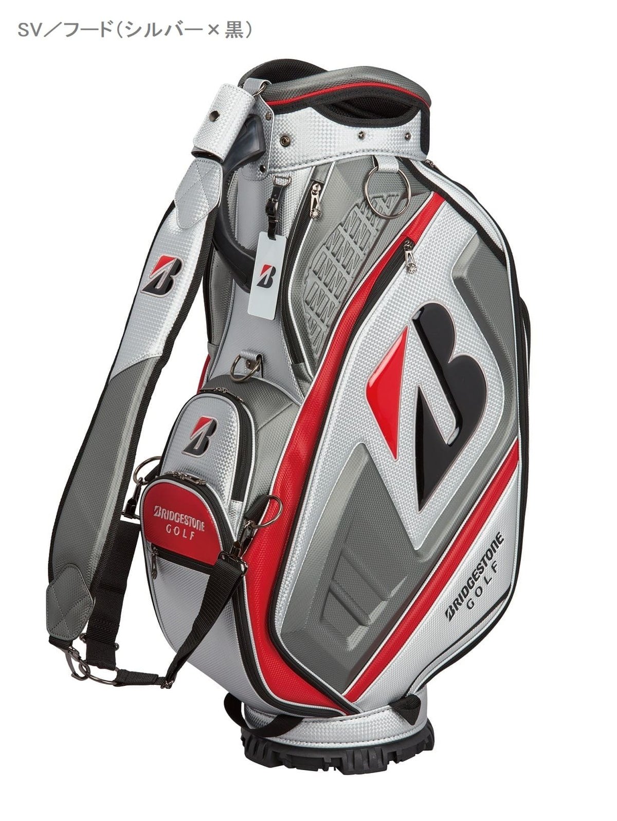 BRIDGESTONEゴルフ ツアーレプリカキャディバッグ シルバー | Bose Iron