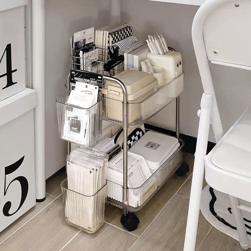 エレクター アクリル天板 2枚バスケット2つ付き 30cm 90cm エレクター