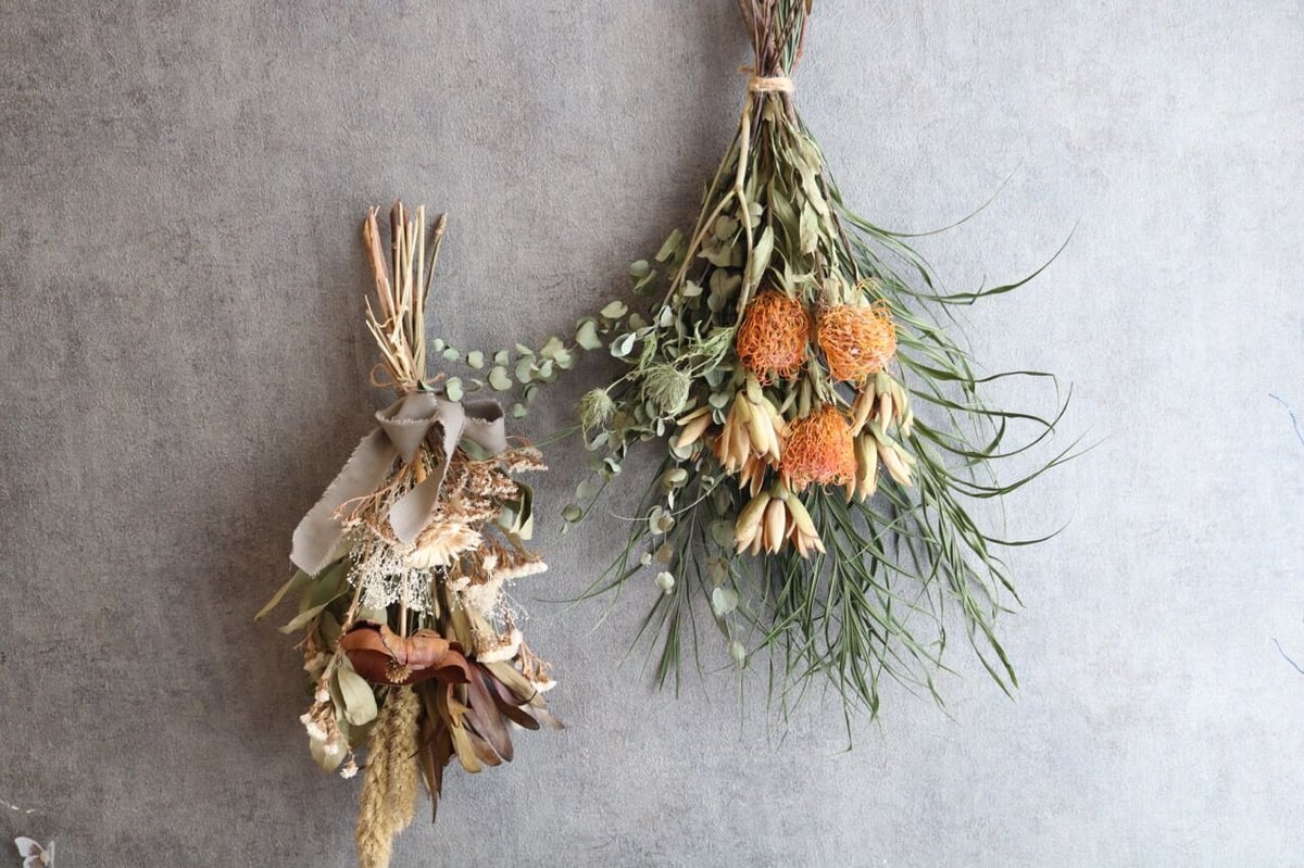 ピンクッションのドライフラワー | FlowerBalloon MUSUBITUKI