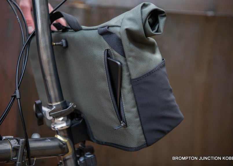 Roll Top Bag 14L Olive Green | BROMPTON JUNCTIO