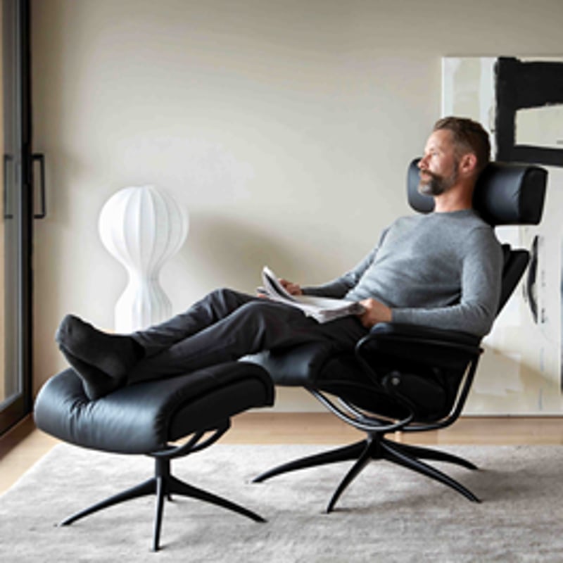 Stressless/ストレスレス トーキョー スター ヘッドレスト付ローバック