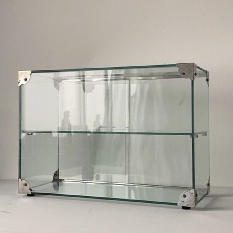 ヴィンテージ ショーケース 古い小型ガラスケース 幅約46cm フレーム