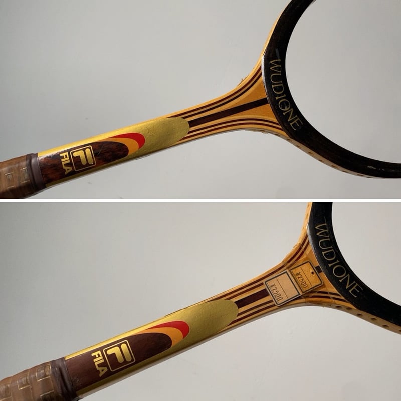 FILA フィラ WUDIONE 木製テニスラケット 未使用品 ガット未処理