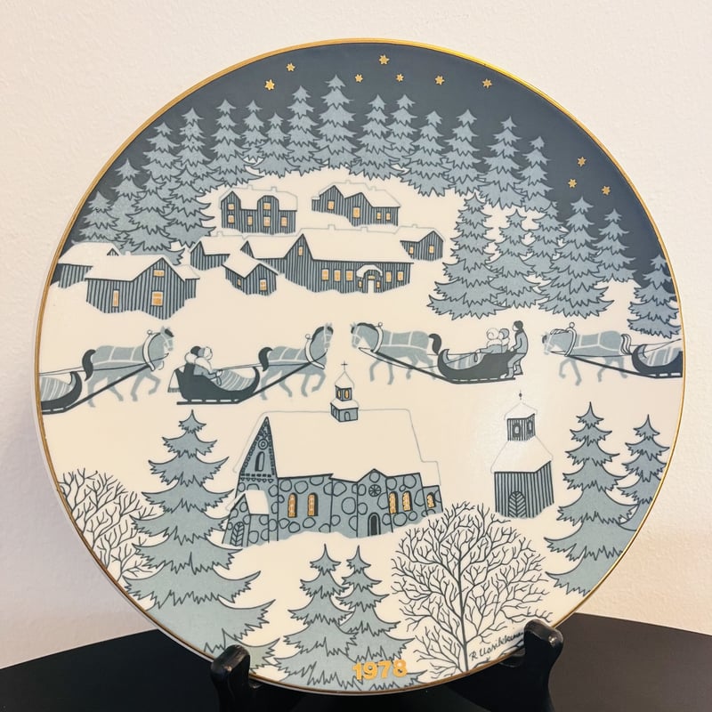 ARABIA》クリスマスイヤープレート 1978年 【Raija Uosikkinen】