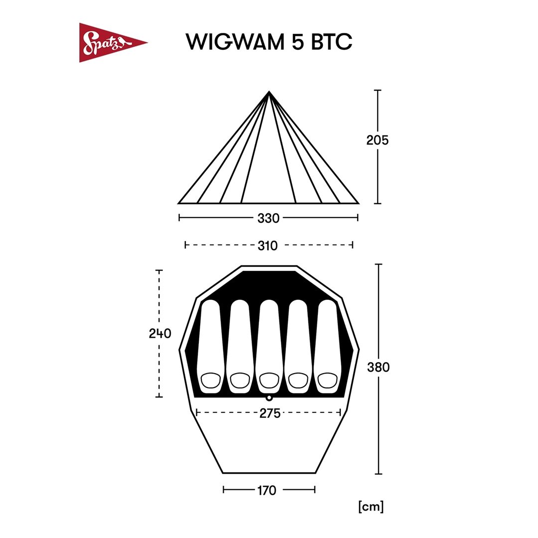 SPATZ】Wigwam 5 BTC | gearism store