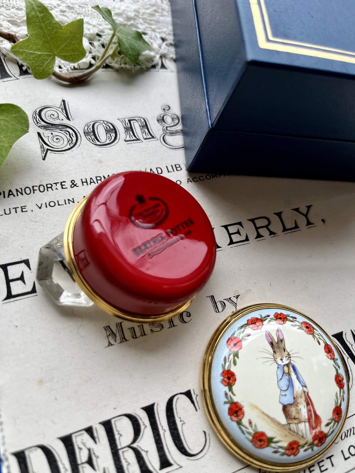 ○ab-193/ハルシオンデイズ ピーターラビットのエナメルボックス