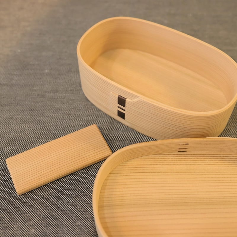 柴田慶信商店の白木小判弁当箱（小） | mother duck ONLINE STORE