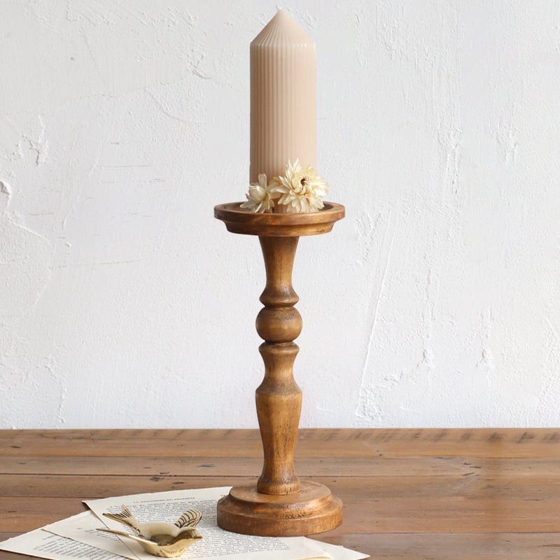 PINE WOOD CANDLE STAND / パインキャンドルスタンド( 3サイズ ) /