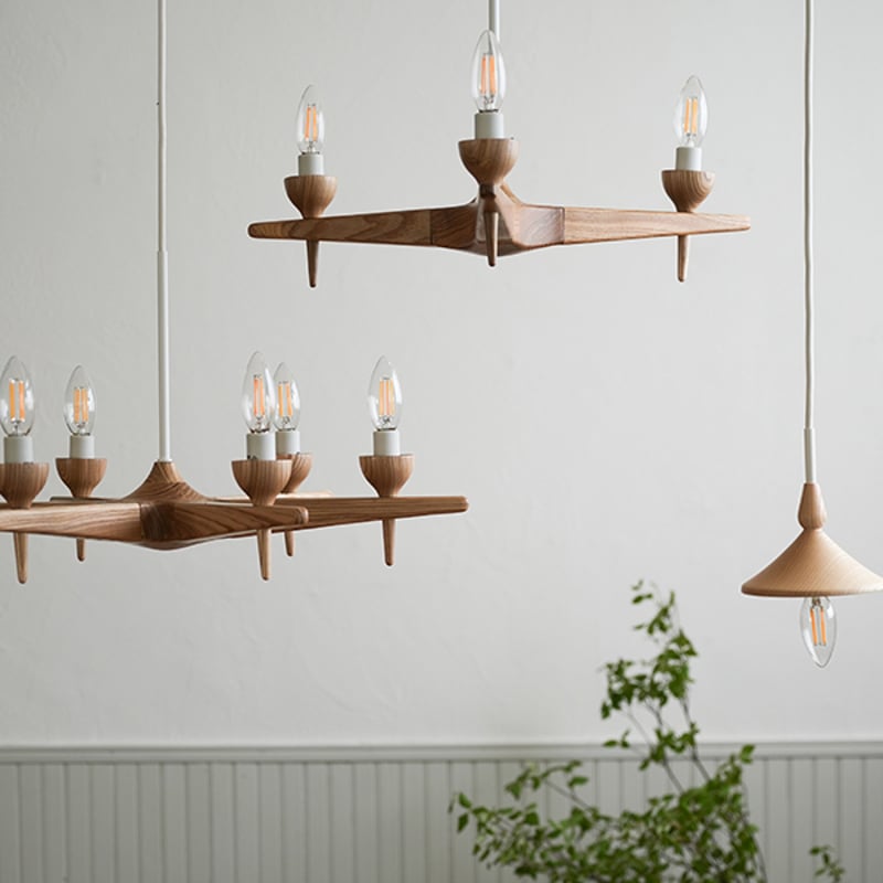 slöjd WOOD PENDANT / スロイド ウッドペンダントライト/ E17 LED電