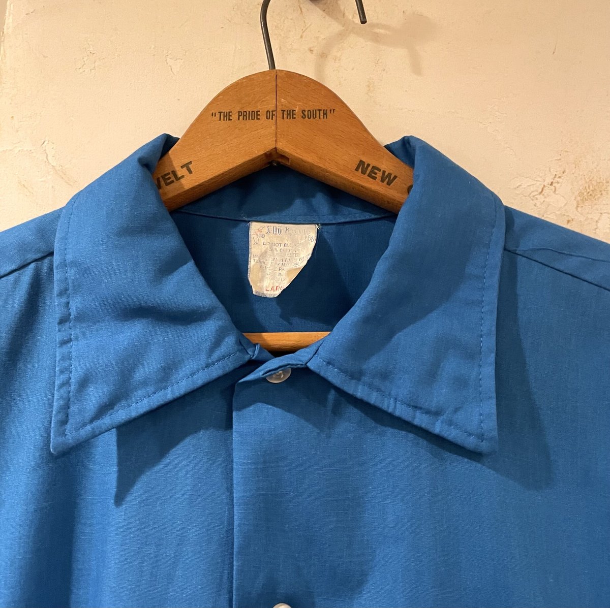 70s Hilton Vintage Bowling Shirt ボウリングシャツ チェーンス