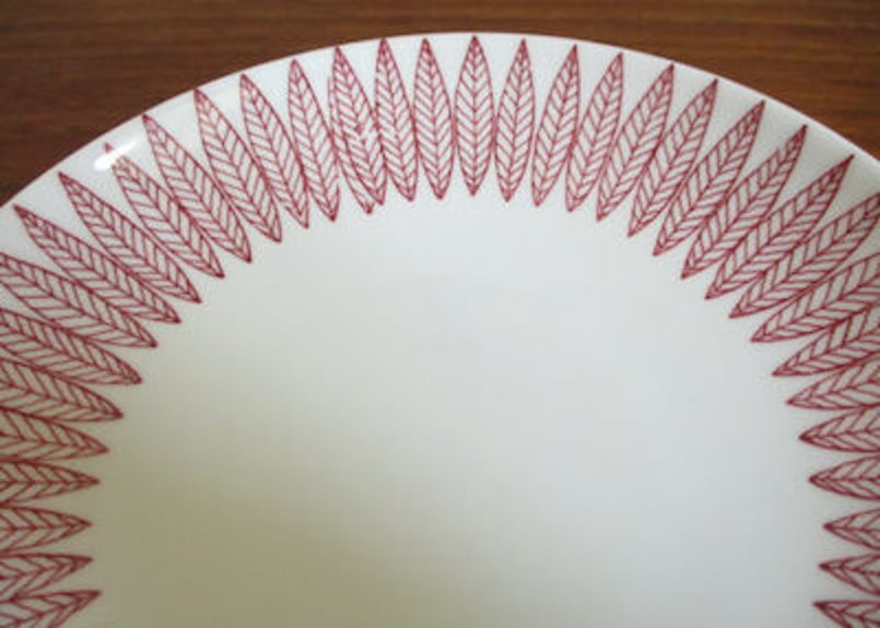 グスタフスベリ サリックス（赤）ケーキプレート ① | Loppehopper