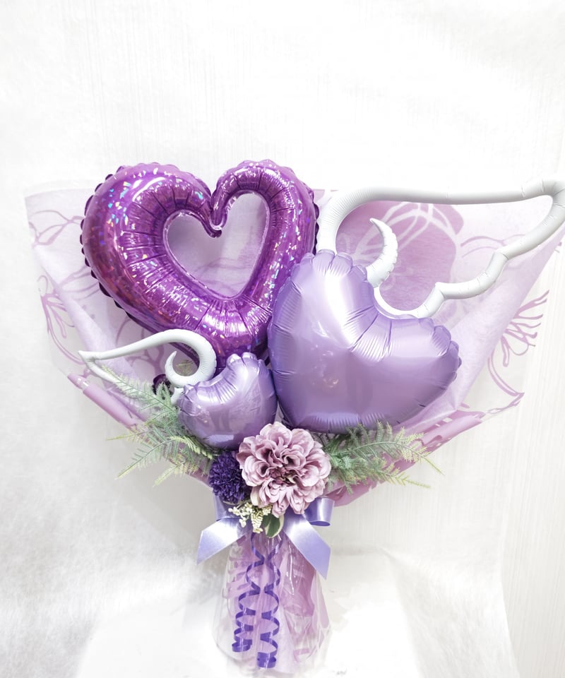 パープル バルーンブーケ | cotti_ STORE