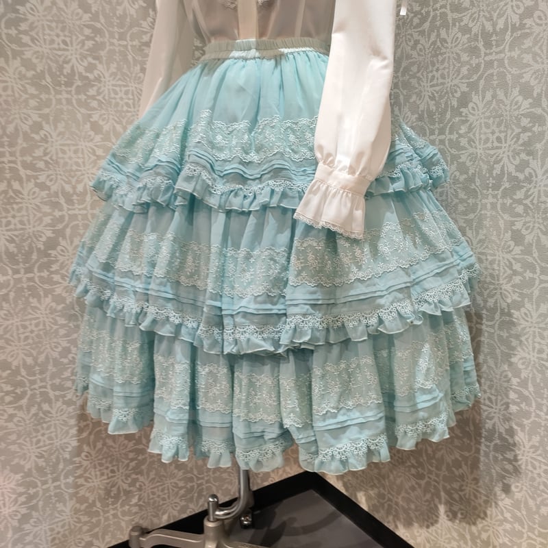 星箱Works】七色 ワルツ2.0 チュールフリルアンダースカート/P34103002