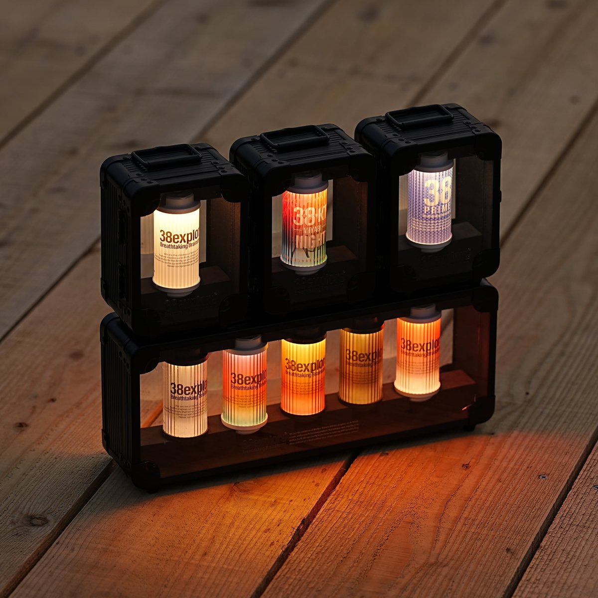 38explore 38-kTHAUS5 ミヤビハウス5 38灯　新品 38explore「38-kT HAUS5 」38灯 5個収納 | Camp Shop Lantern