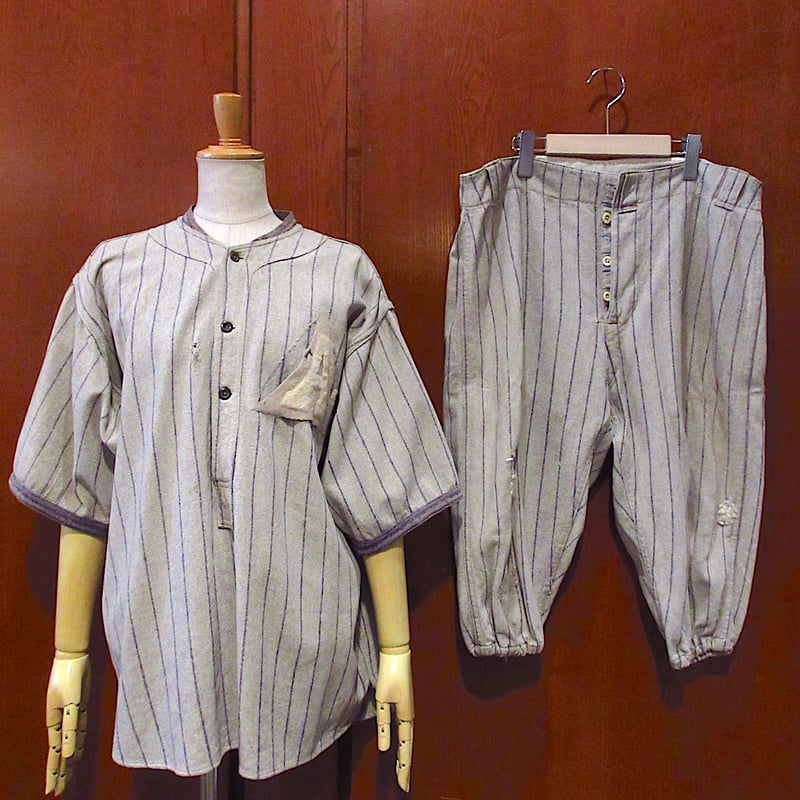 ビンテージ20's○ウールベースボールユニフォームセットアップ