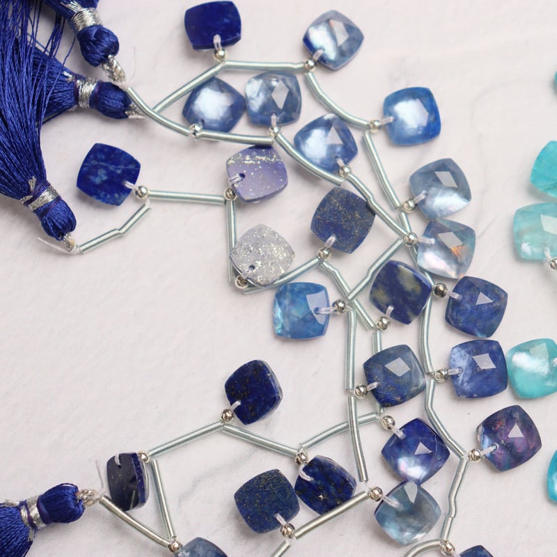 B-884 ラピスラズリ トリプレットスクエア半連4ピース | EREN