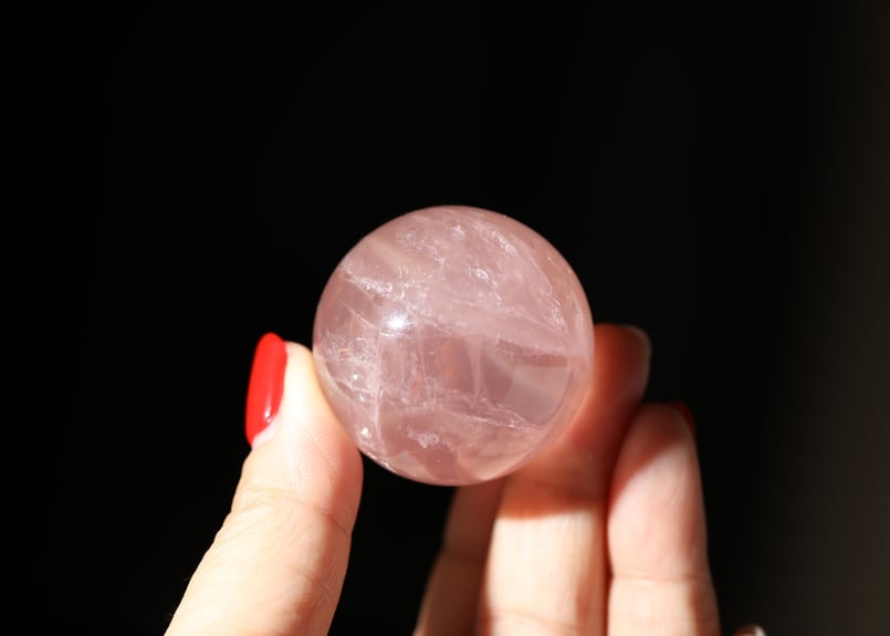 ローズスター】ハイクオリティ スターローズクォーツ スフィア | Y.S.Y24