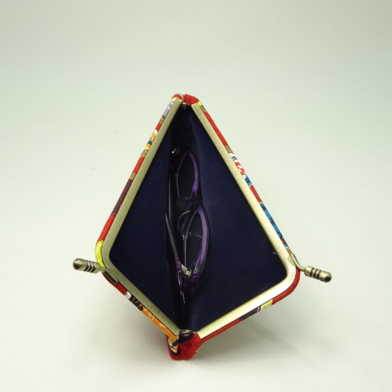 天溝メガネケース レトロマッチ 赤色 | まつひろ商店