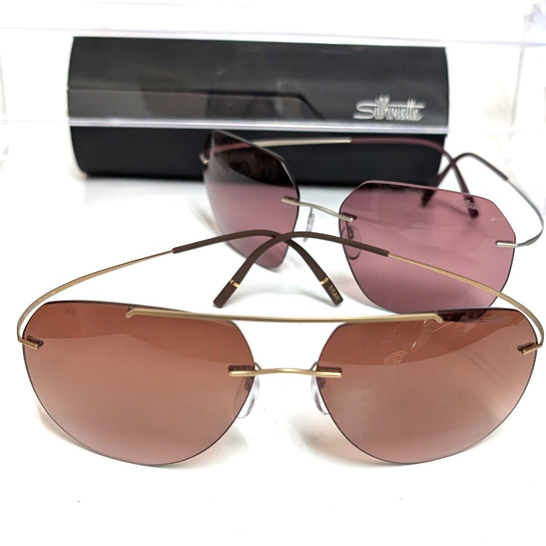 HYDE着用モデル・シルエットサングラス・Silhouette チタンミニマル