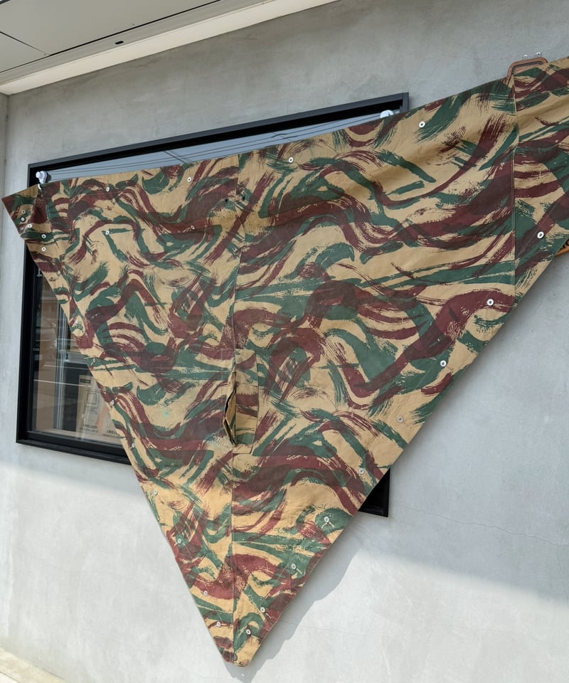 軍幕❗️フランス軍用テント リザードカモ 1枚バラ売り