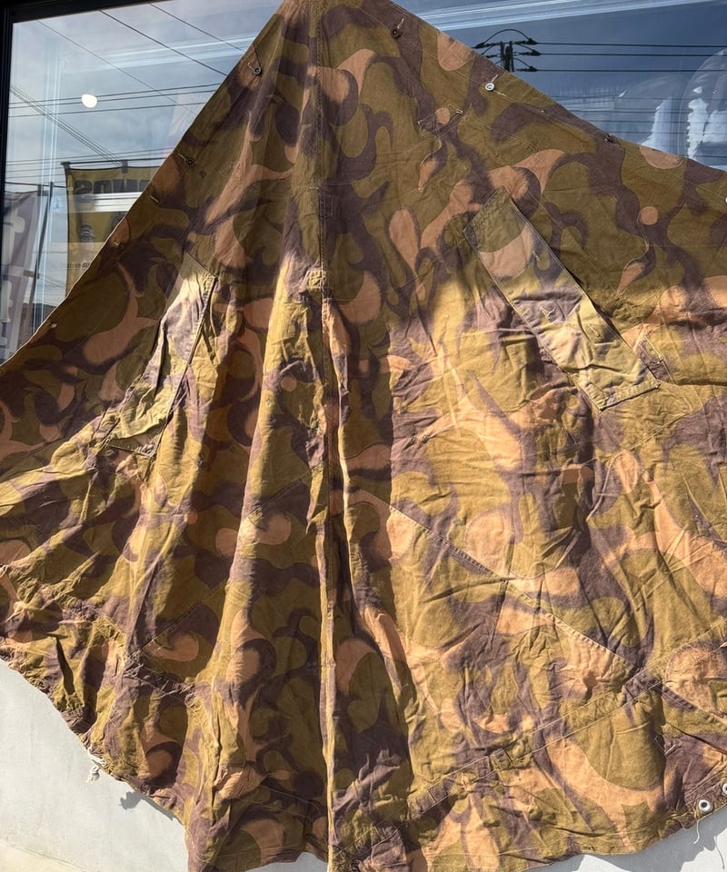 軍幕❗️ハンガリー軍用テント ハリケーン迷彩 1枚バラ売り