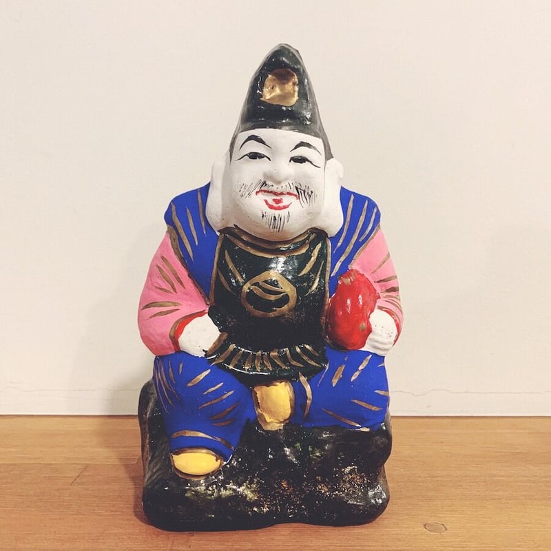 久米土人形の『恵比寿・大黒』 | 象々の郷土玩具