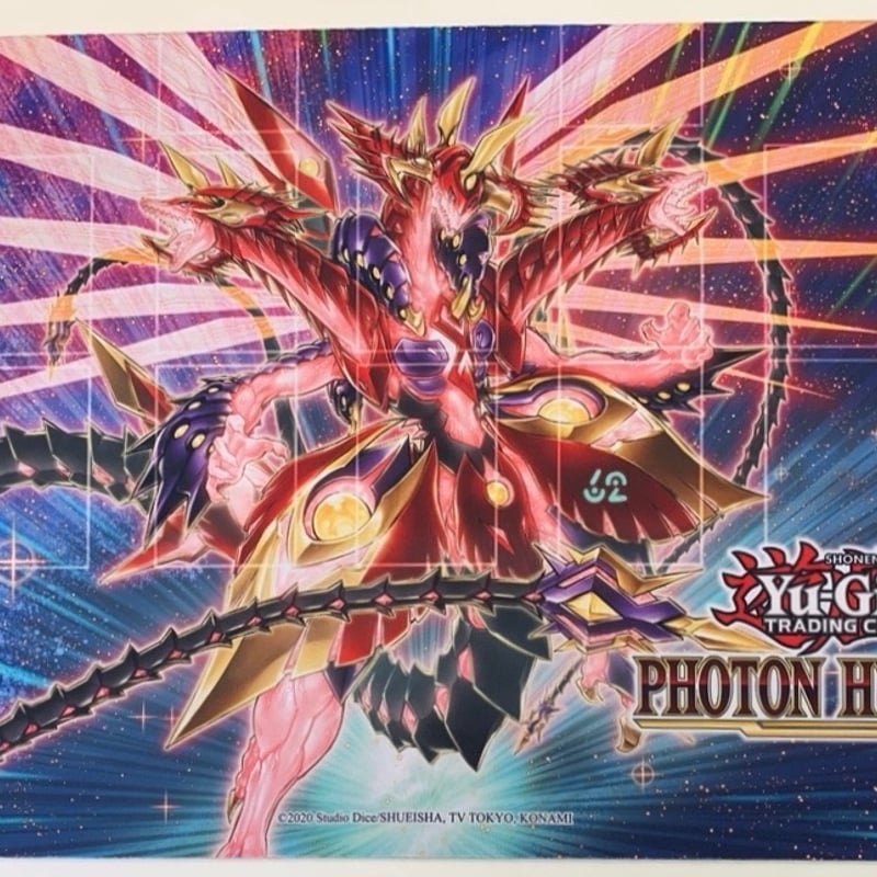 遊戯王 CNo.62 超銀河眼の光子龍皇 sneak peek プレイマット