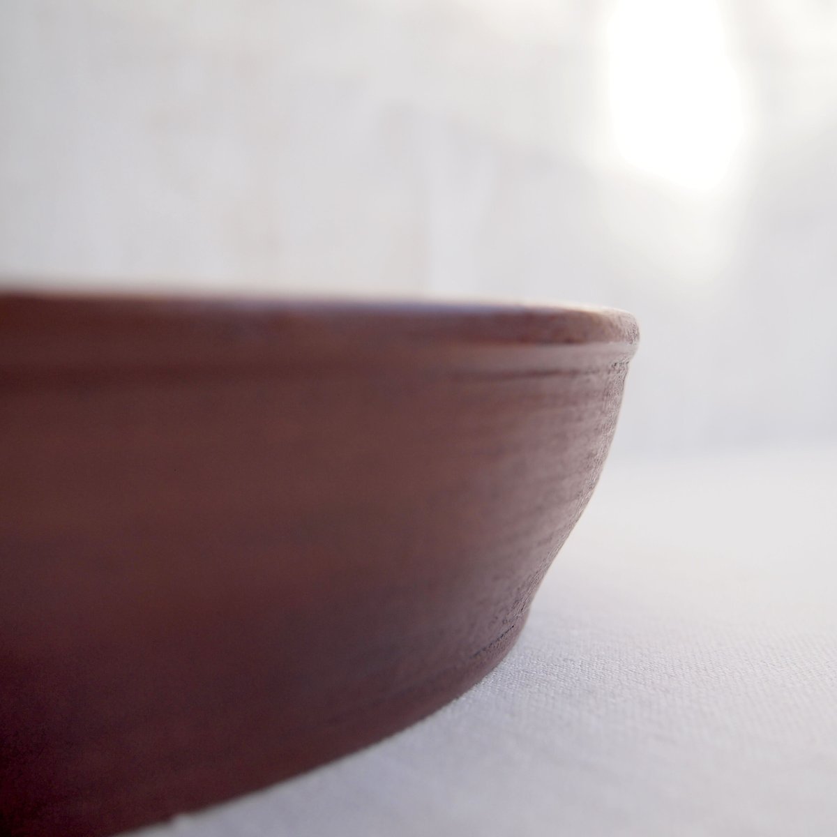 赤木明登]パン皿 大（赤） | gallery maruyama stitch