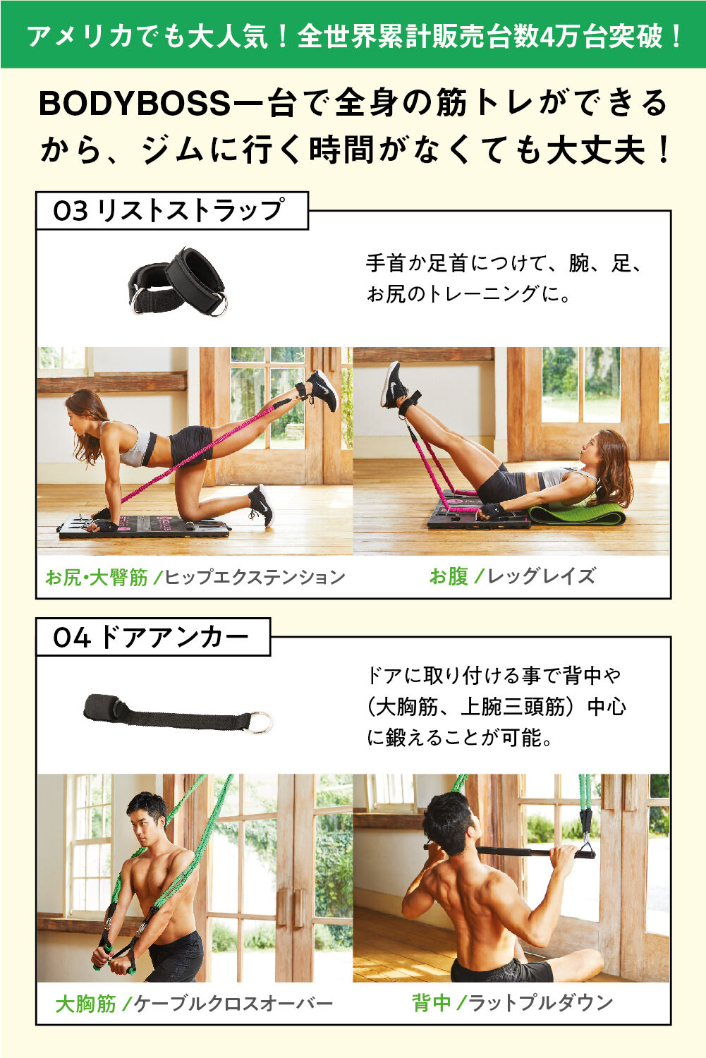 BODYBOSS 2.0 ポータブルフィットネス(レッド) | avivo