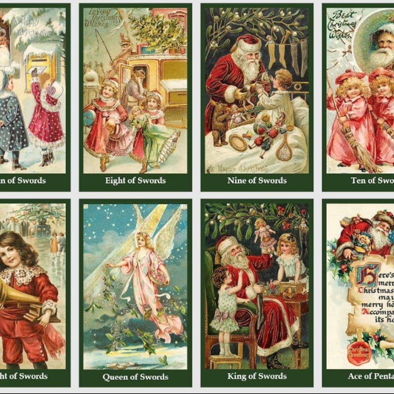 クリスマスタロットカード｜作者直輸入・希少デッキ | タロクル