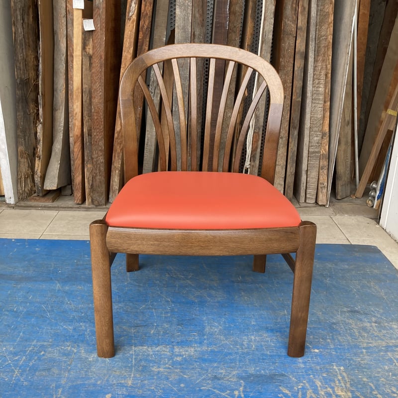 1542 カリモク / 合皮ダイニングチェア 全2脚 | 家具の富士