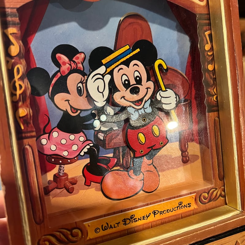 ジャンク品】ミッキーマウスのオルゴール | アンティーク家具と喫茶