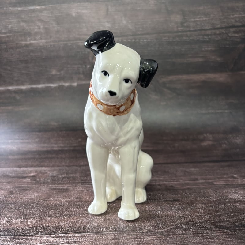 ニッパー犬 陶器の置物25cm | VINTAGE STOREつむぐ屋