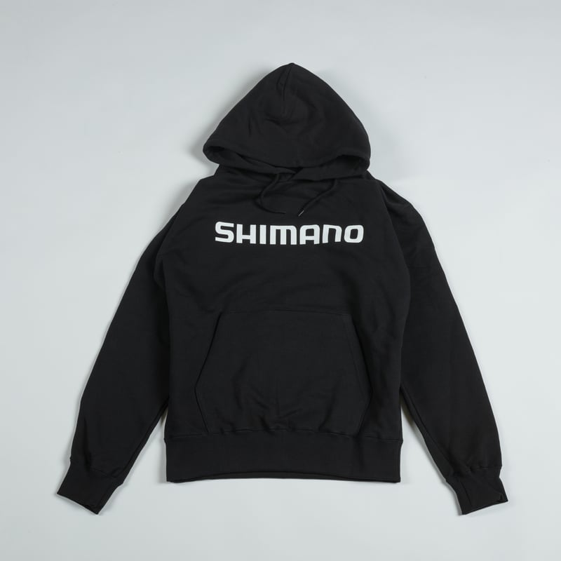 SHIMANO Front Big Logo Pullover Hoodie Black wi