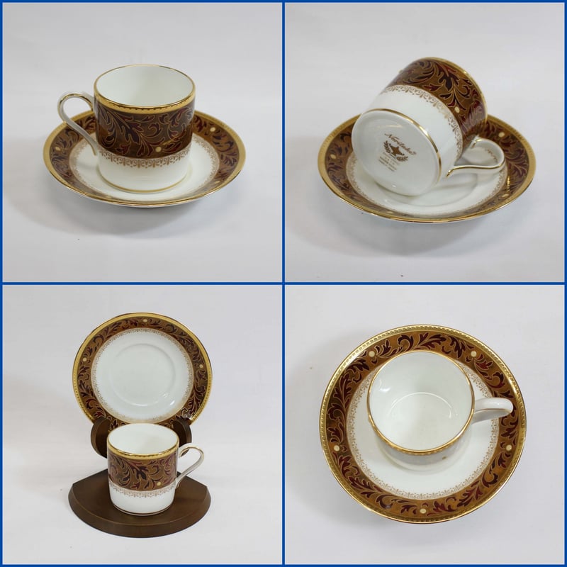 特選品 ノリタケ コーヒー碗皿アソート五客セット BONE CHINA ボーン