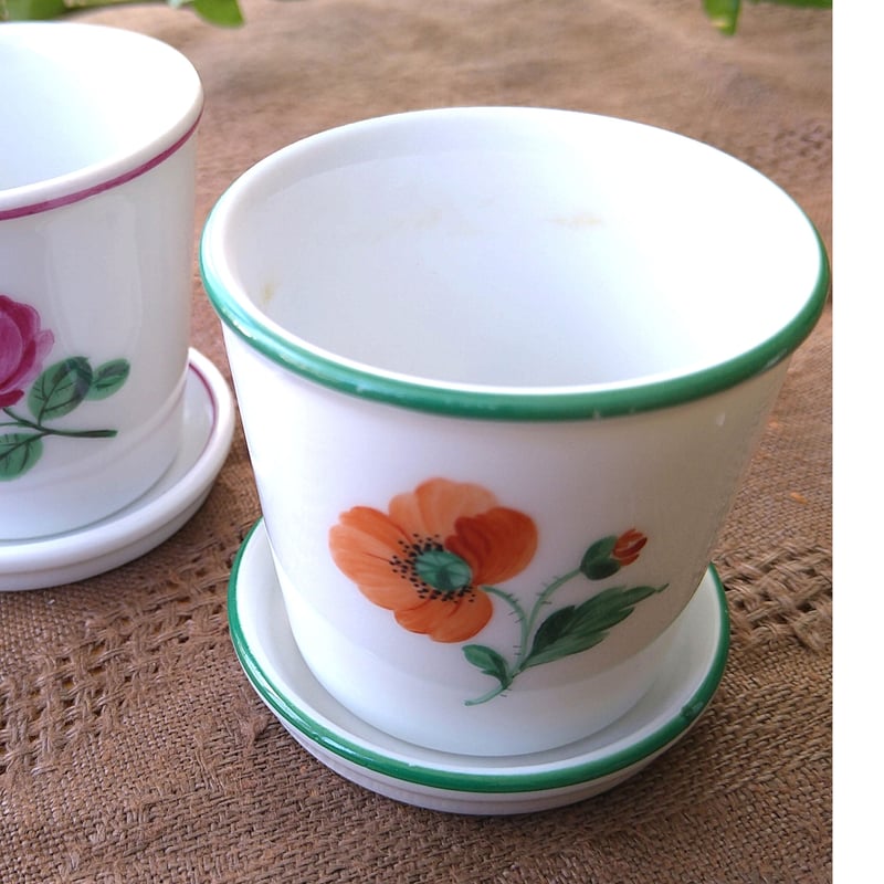 Augartenアウガルテンのウィンナーローズ🌹の小物たちとケシの花のミニ