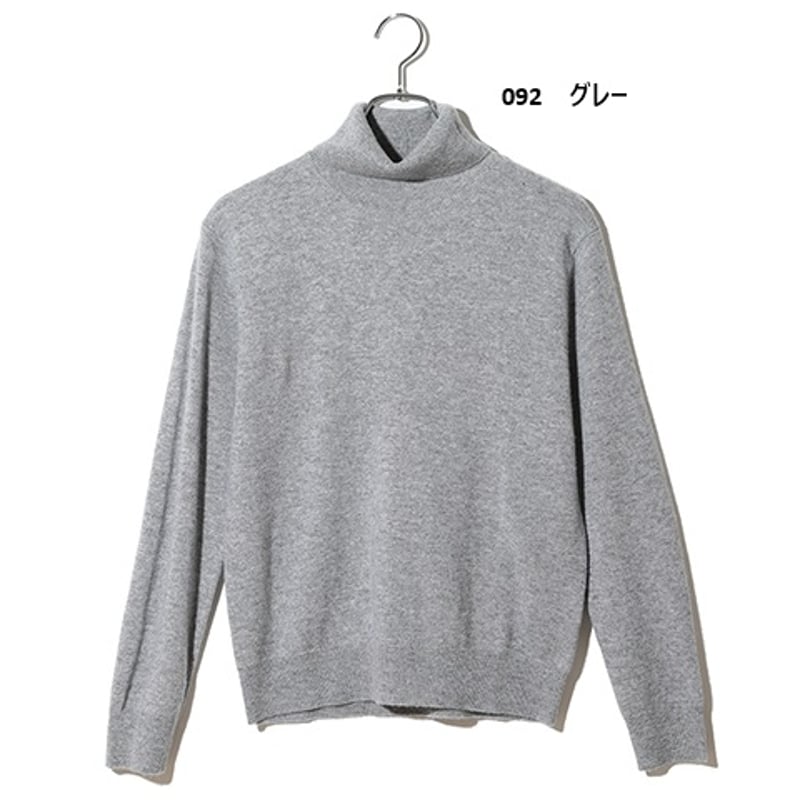 カシミヤ100% レディース タートルネックニット 「ALPHA」アルファー