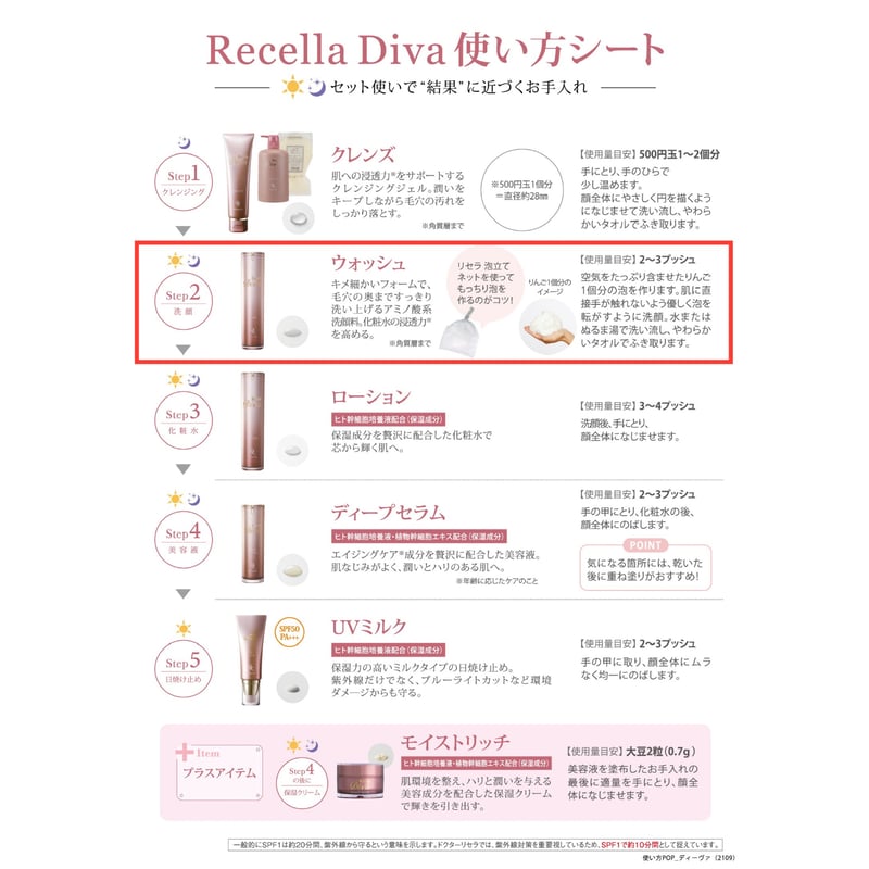 リセラディーヴァ】ウォッシュ（洗顔料） | LUPINUS Beauty