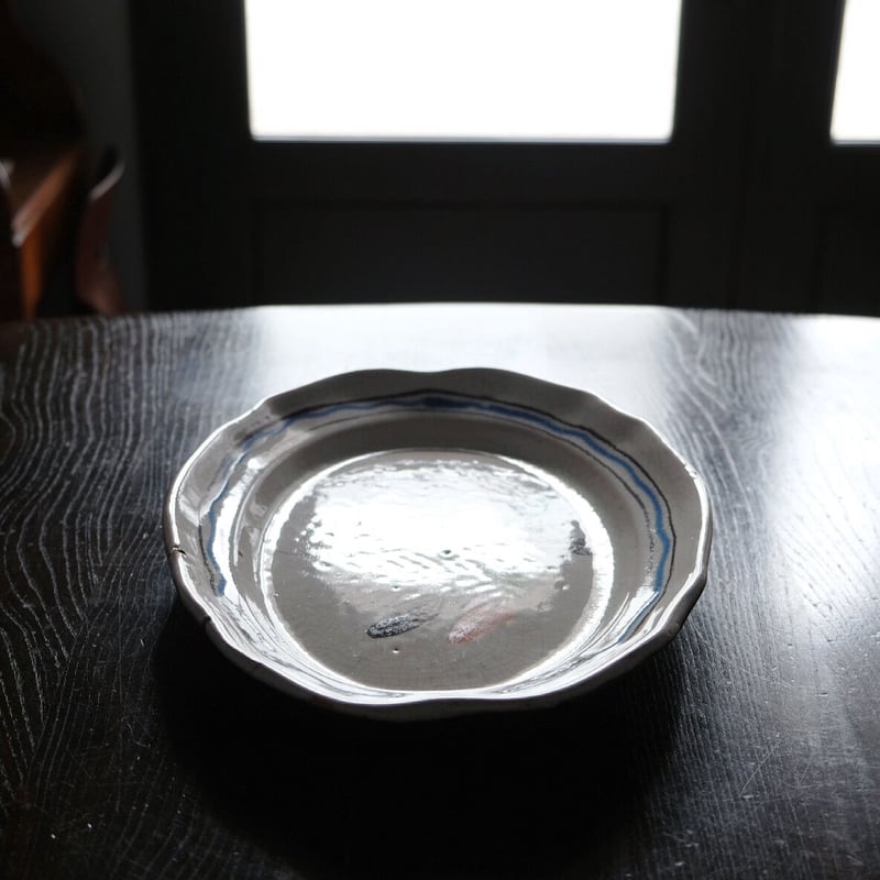 キュノワール culnoir 未使用品 花リム楕円皿 オーバル皿 フランス