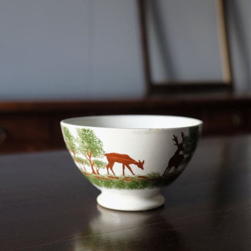 ショワジー・ル・ロワ 鹿 カフェオレボウル アンティーク 050729