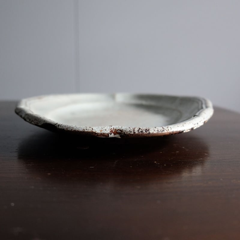 キュノワール 花リム オーバル皿 アンティーク 050426 | jinen_antique