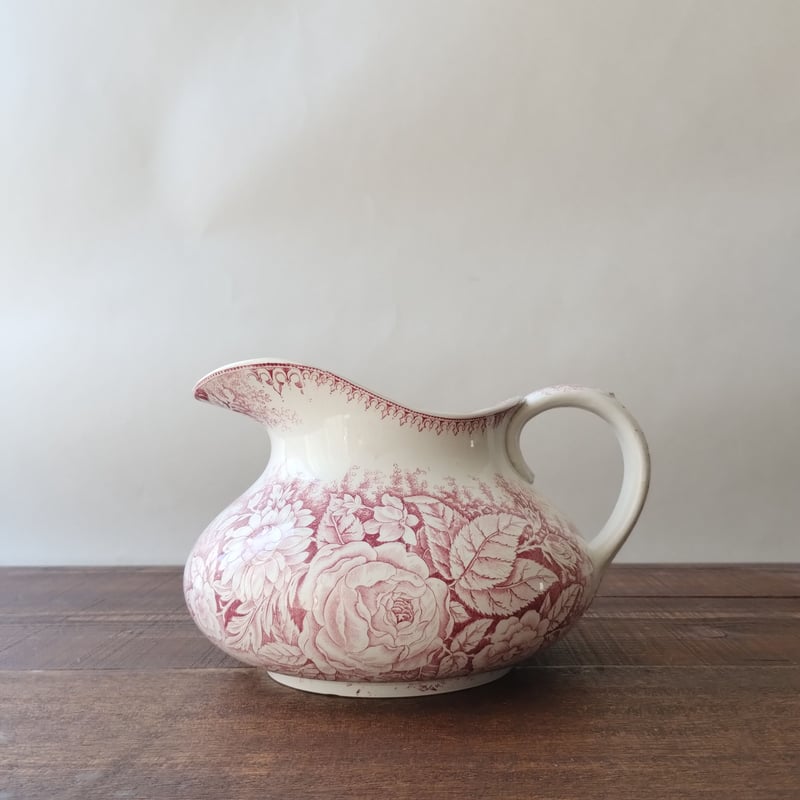 フランスアンティーク 薔薇が描かれたピシェ | フランス アンティーク