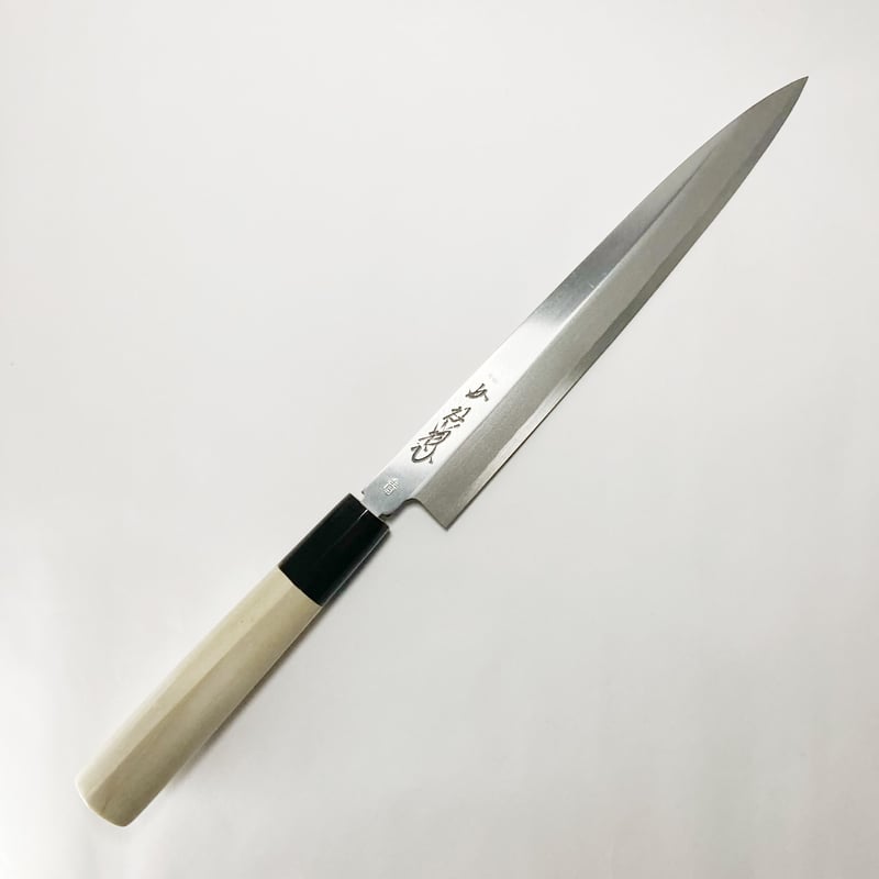 柳刃 青鋼 水牛柄 7寸（210mm） | 刃物の老舗 本家かね惣 | 【公式