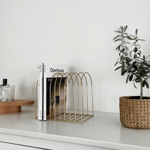 magazinerack-03010 Arch アイアン ブックスタンド マガジンラック ゴー