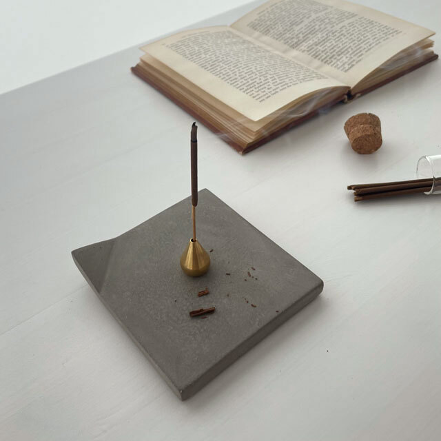 incenseholder-03023 fold セメント インセンスホルダー お香立て |