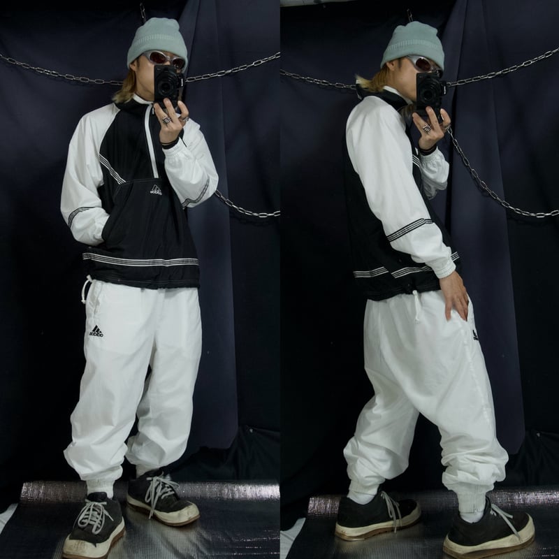 90s Adidas Descente Setup Half Zip Pullover Ano