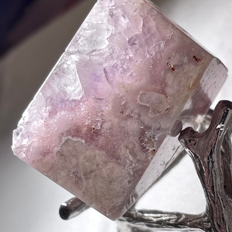 ピンクアメジスト【桜瑪瑙】ピンクフラワーアゲート◇フリーフォーム