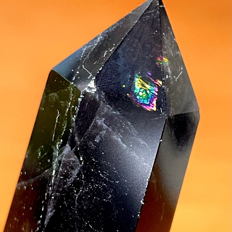 モリオン【黒水晶】タワー◇六角柱◇ポイント◇天然石◇パワーストーン