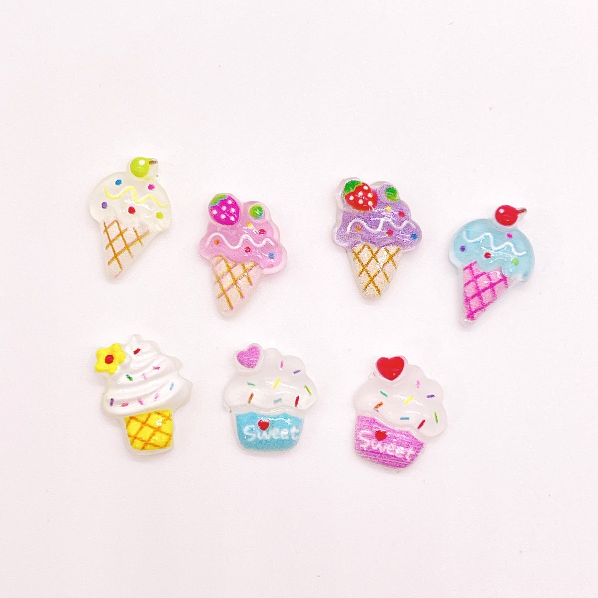 No．889 個/アイスクリーム ミニ パーツ ネイル | DECOPARTS